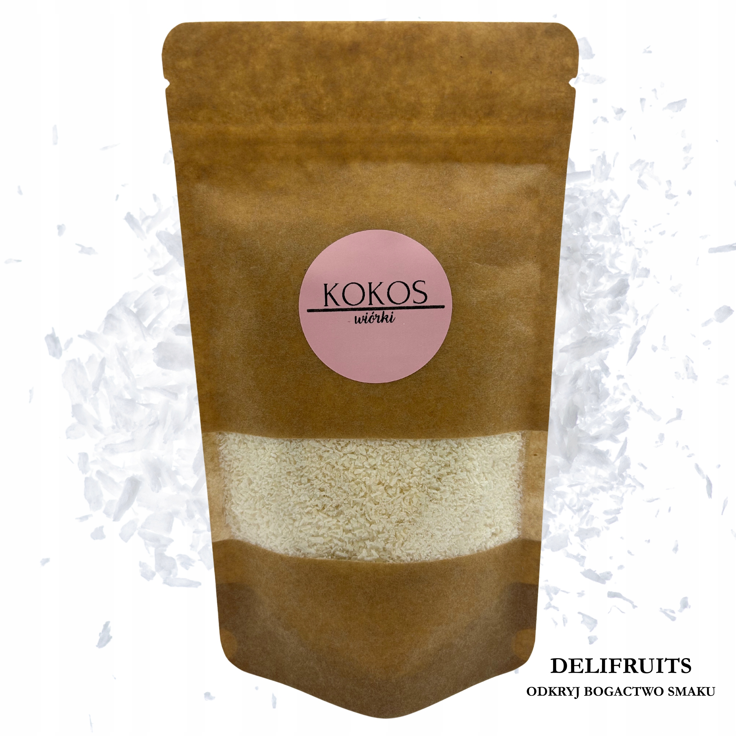 Strouhaný Kokos 2,5 Kg (2500 G), Přírodní, Bez Přísad, Chuť