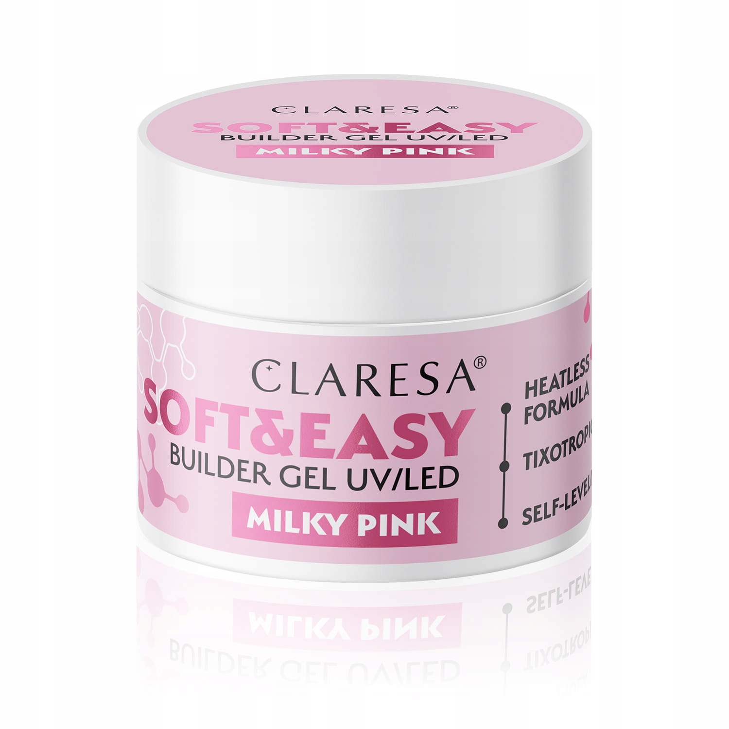 Żel budujący Claresa Soft&Easy Milky Pink