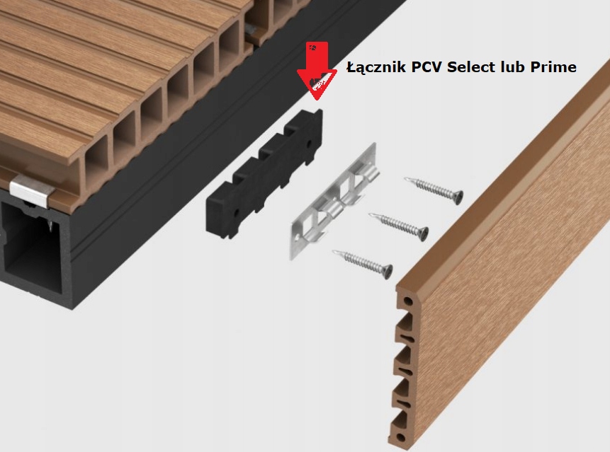 

Timberness łącznik Pvc Select do montażu listew