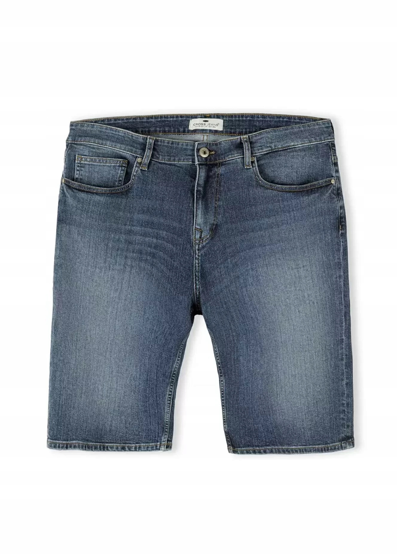 Cross Jeans Kraťasy Max Modré A 584-026 32