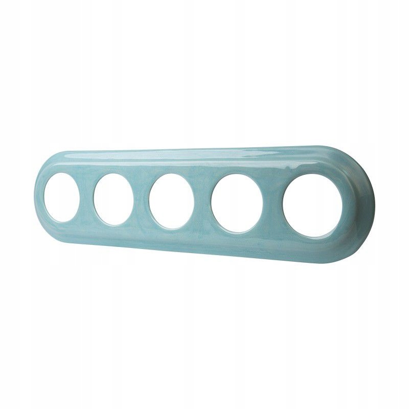 Keramický Podomietkový Päťnásobný Rámik, Pastelová Mätová Farba