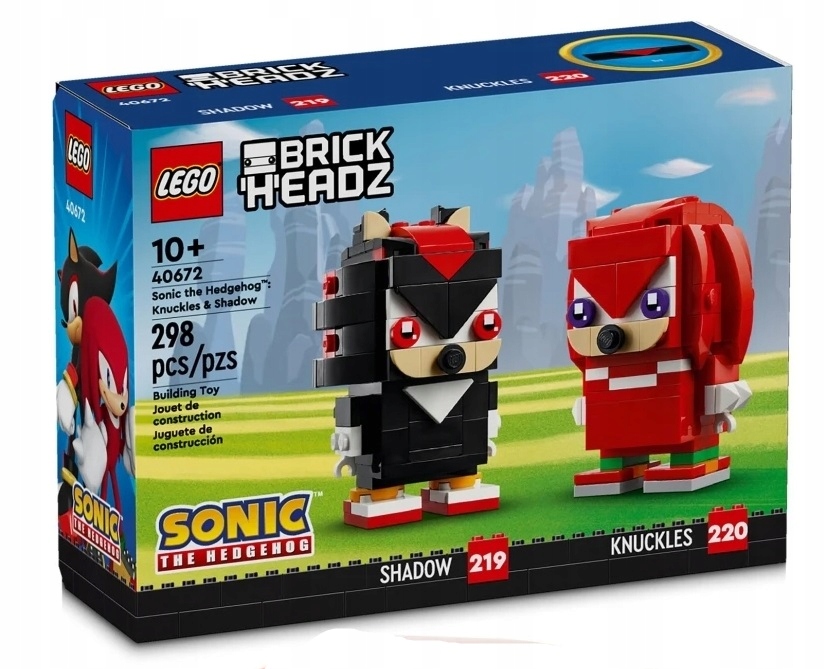 Lego 40672 BrickHeadz Sonic the Hedgehog Knuckles a Shadow