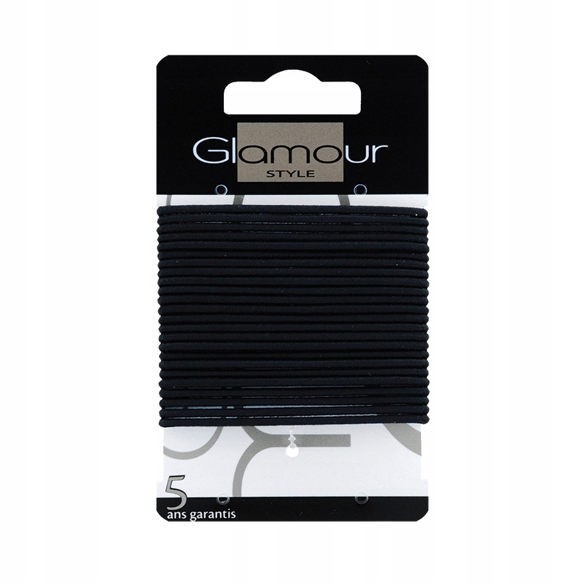 

Glamour Gumki Do Włosów Cienkie Czarne 24 szt.