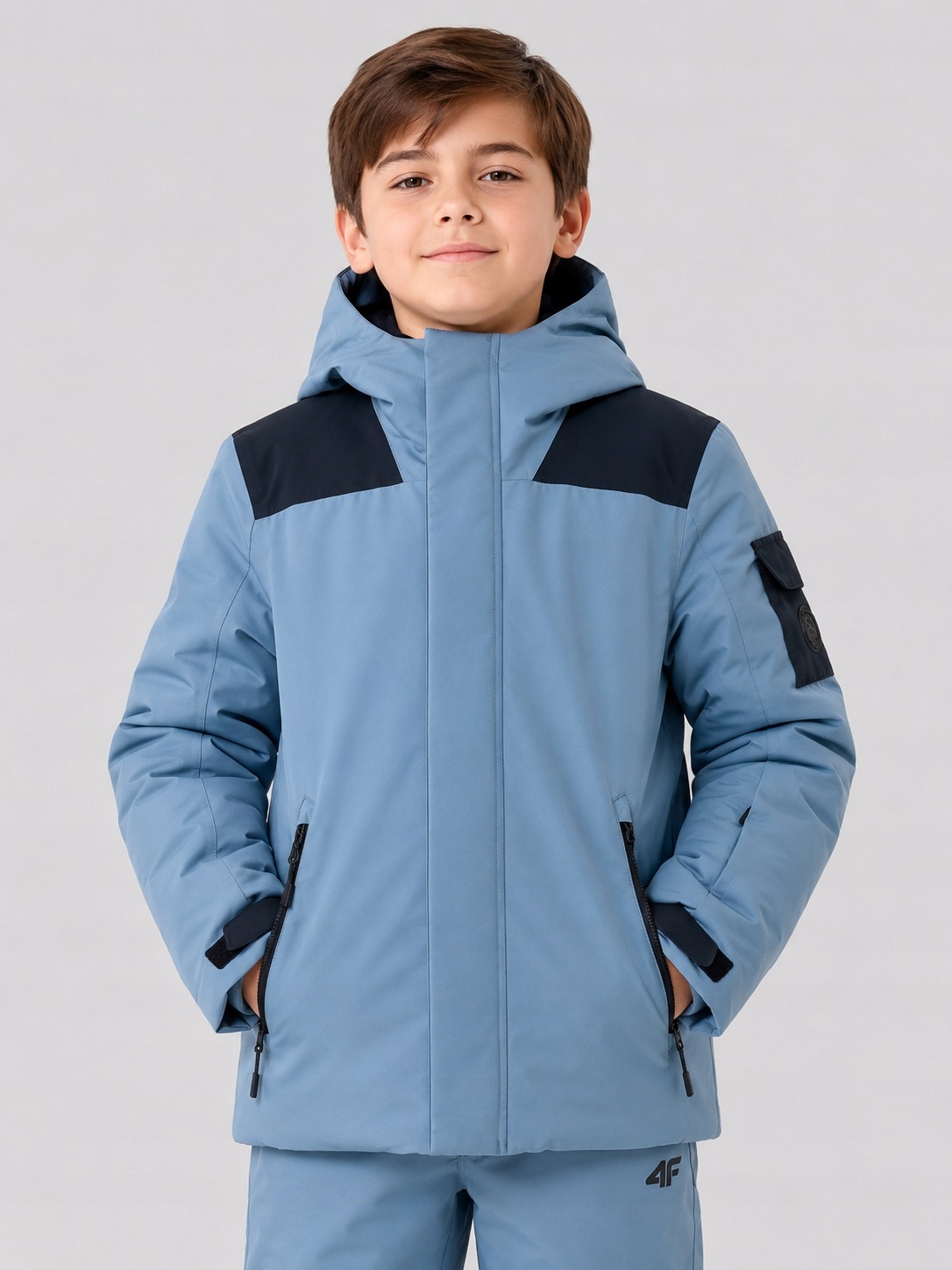Kurtka Zimowa Chłopięca 4F Snowboardowa TTJAM0838 AW25 158