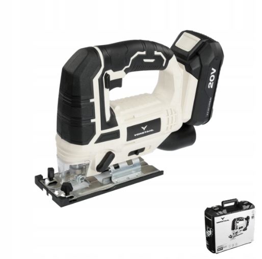 Akumulátorová přímočará pila s regulací Aku 20V Sada 2Ah kufr nabíječka