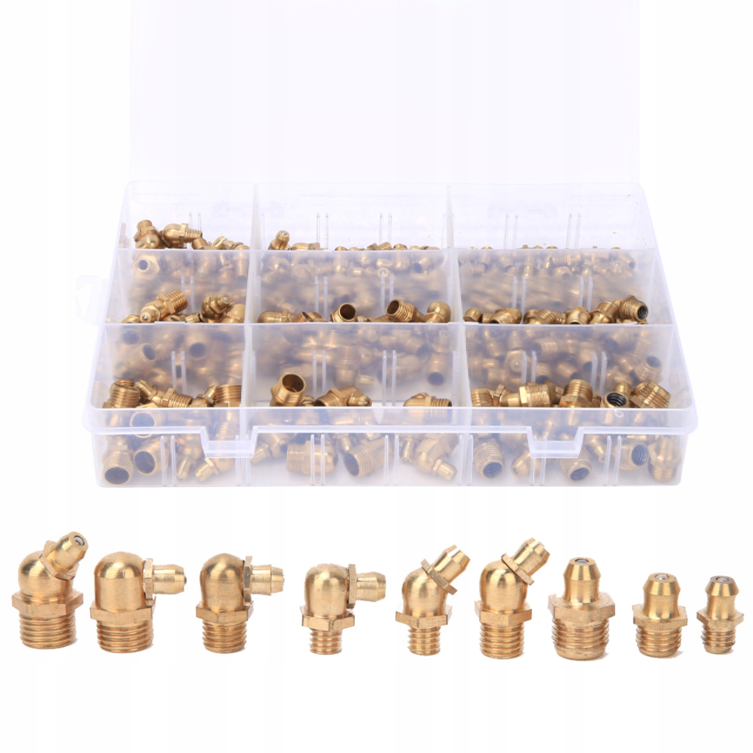 KIT OF GREASE COUPLERS 160X 90° 45° 0°