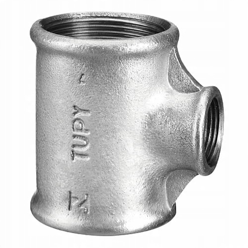 

Trójnik redukcyjny 1/2x3/8x1/2 ocynk