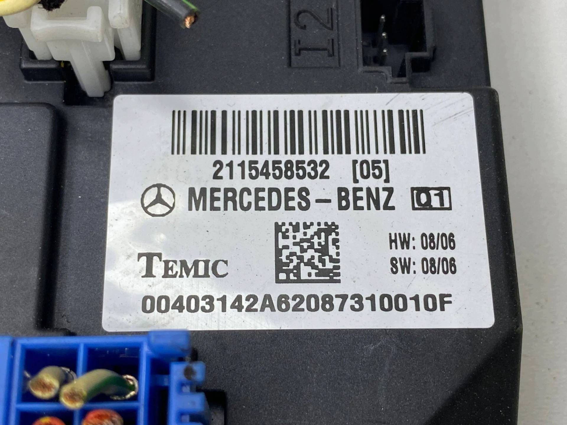 Unité commande confort Mercedes-Benz E W211 facelift 2009 2115458532