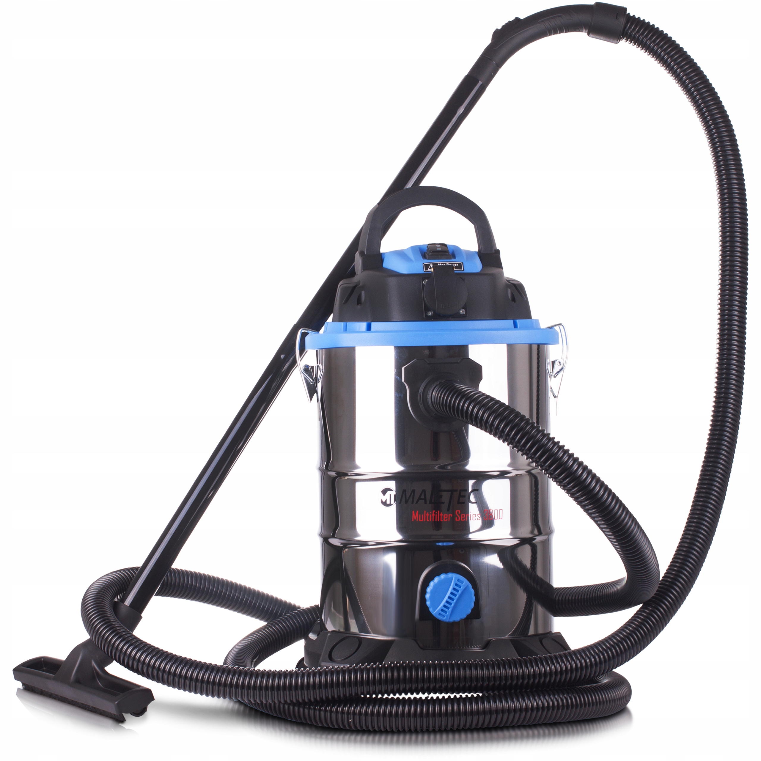 ODKURZACZ PRZEMYSŁOWY BEZWORKOWY POPIÓŁ 3800W 25L Informacje dodatkowe bezworkowy kominkowy do gipsu funkcja dmuchawy gniazdko do podłączenia elektronarzędzi