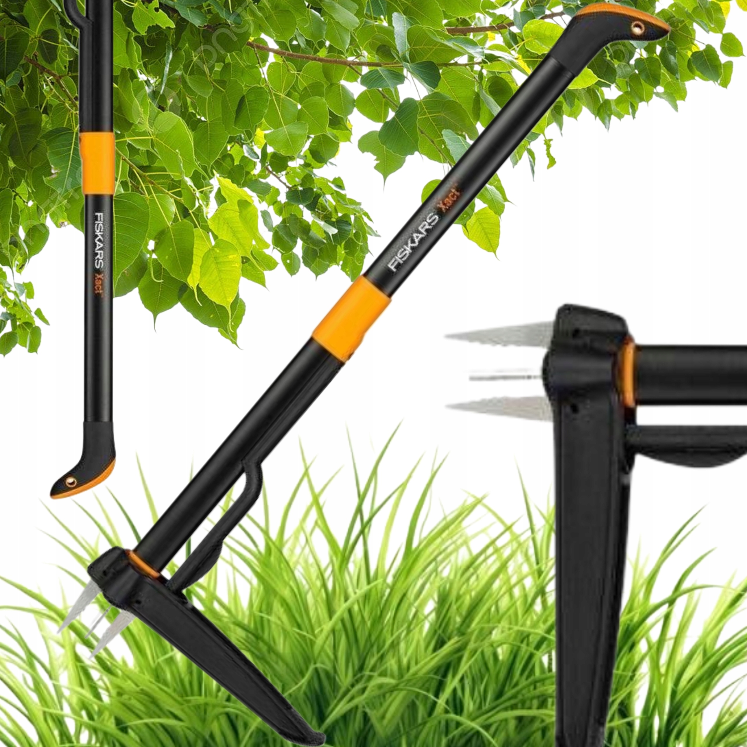 Fiskars Vytrhávač 100 CM Pro Kořeny Plevele, Pořádné, Pevné Kovové Zuby