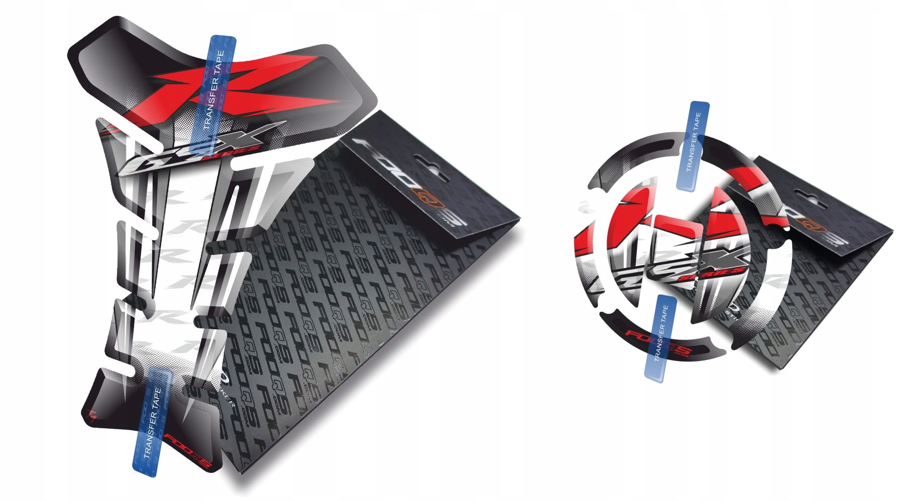 Tank-pad Cap-pad od firmy Fooqs pro Suzuki Gsx-r 600 750 1000 Bílý