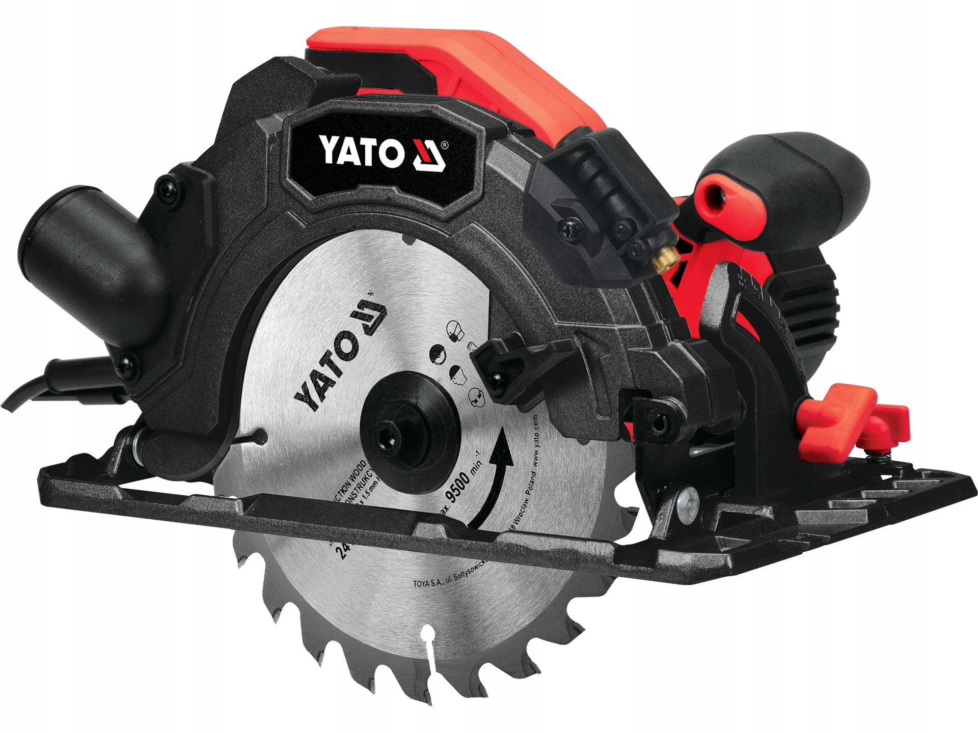 Kotoučová Pila 185 MM 1500 W S Duralovou Základnou Yato
