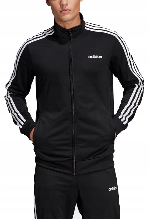 Sportowa Bluza Męska Dresowa Rozpinana Adidas Essentials 3 Stripes S