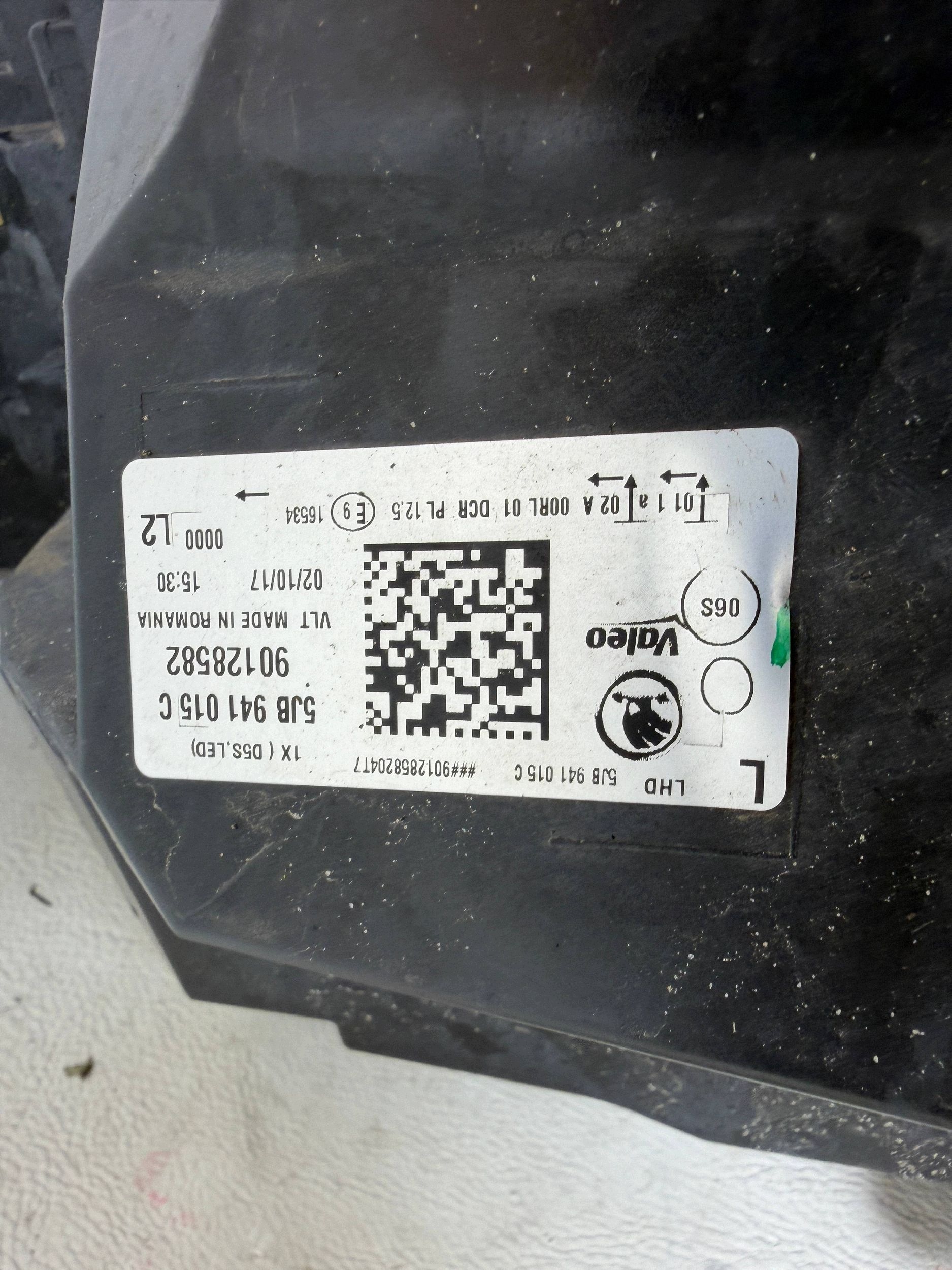 Skoda Rapid Lift 17- bixenon left 5jb941015c