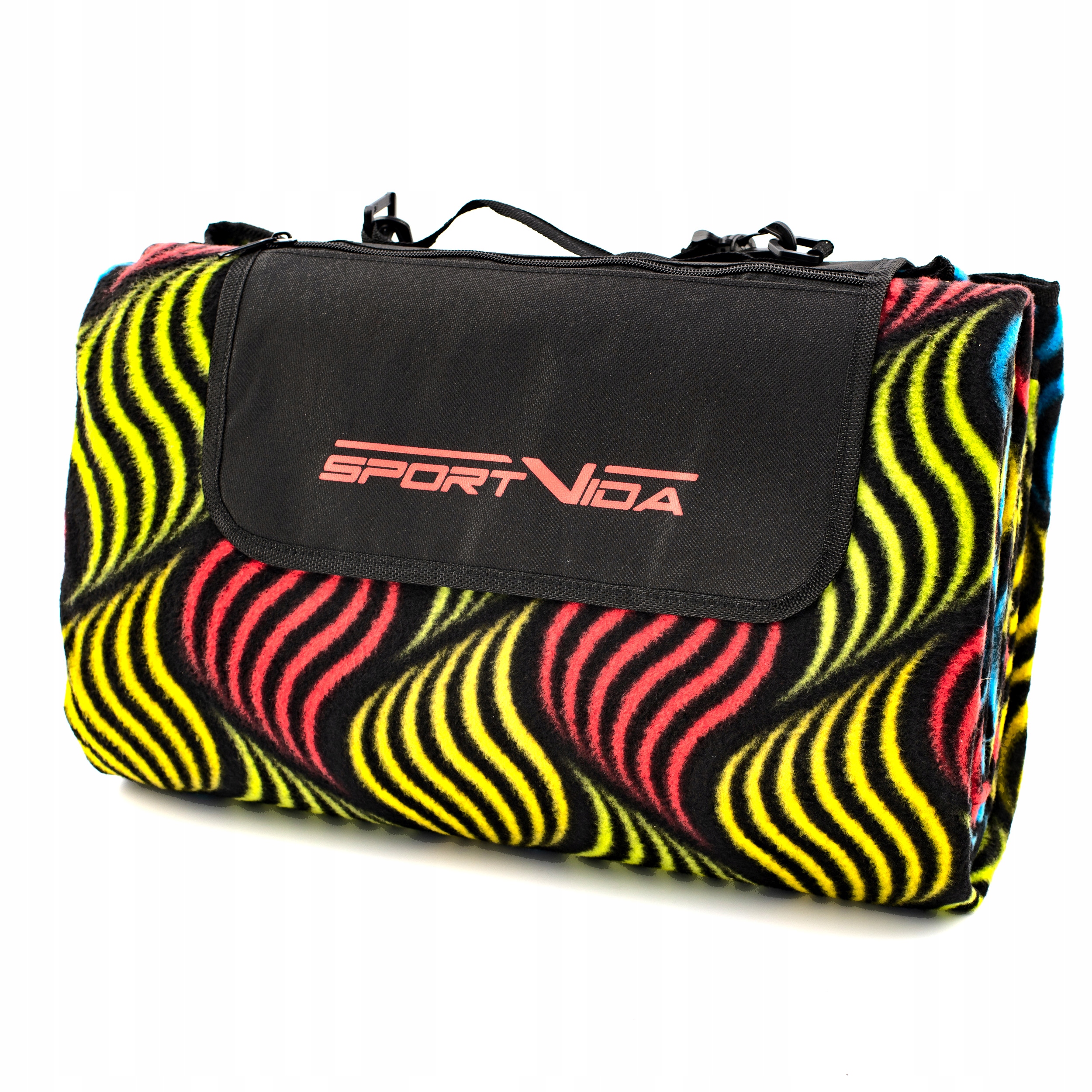 KOC PIKNIKOWY PLAŻOWY MATA Z IZOLACJĄ ALU I KIESZEŃ 150x200cm SPORTVIDA Kod producenta SV-CC0105