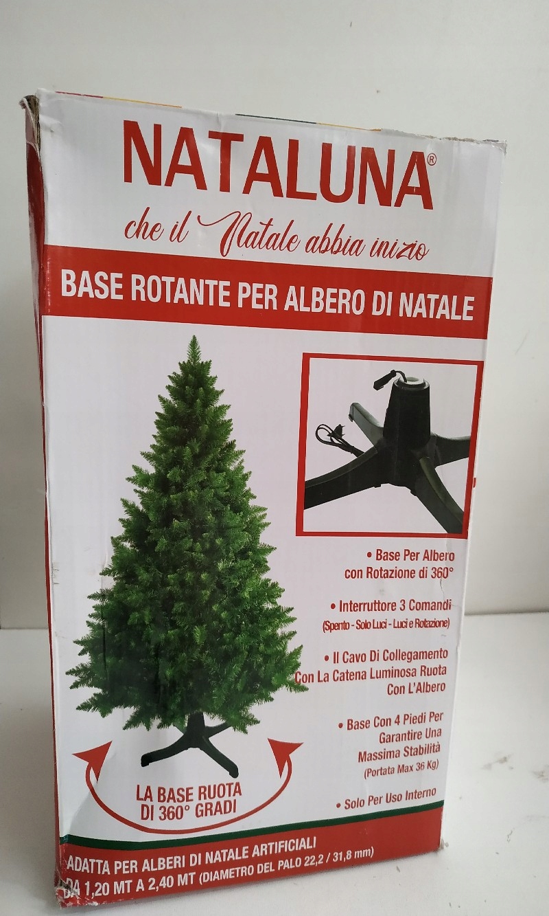 PODSTAWA NA CHOINKĘ OBROTOWA PRGA ZIELONA WŁOSKA Materiał plastik