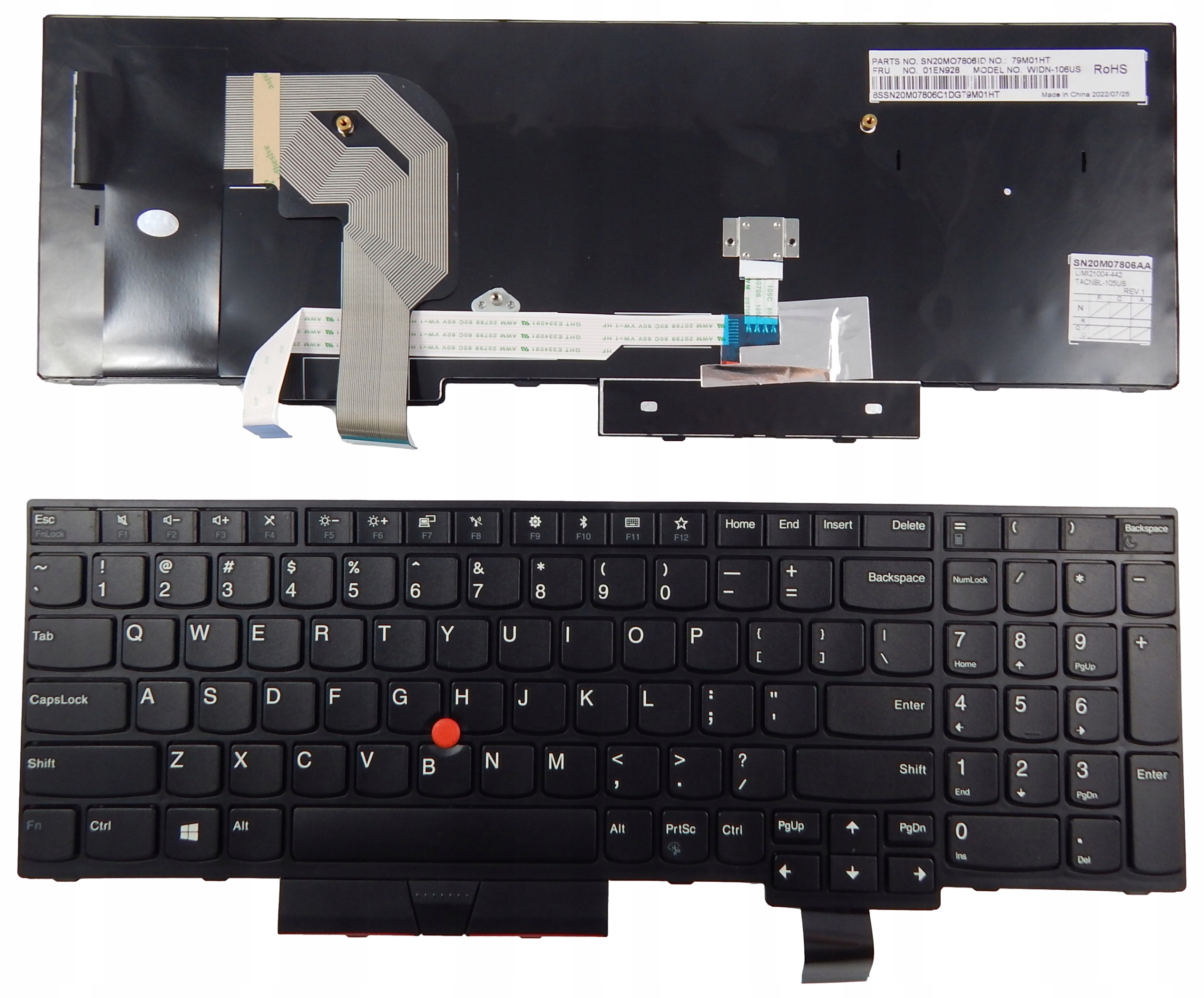 

Klawiatura do Lenovo ThinkPad P51s P52S T570 T580