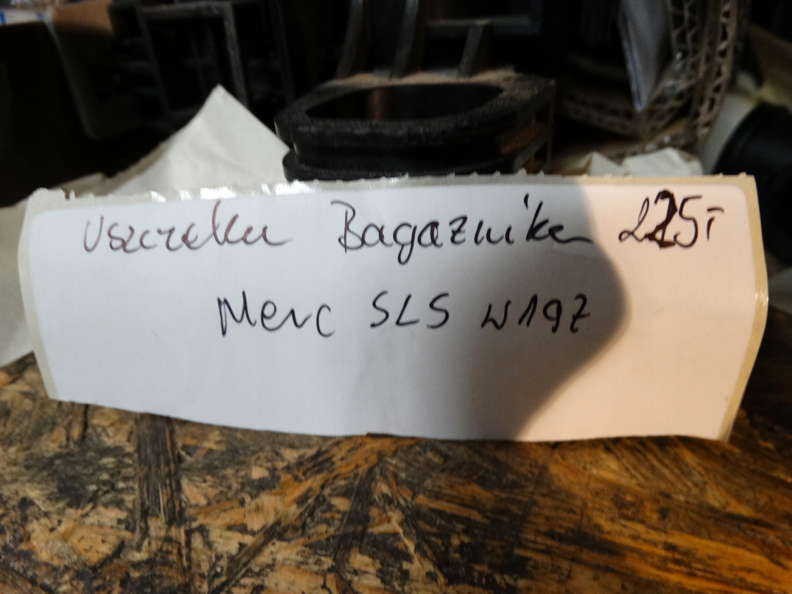 gasket bonnet boot MERCEDES SLS W197 1
