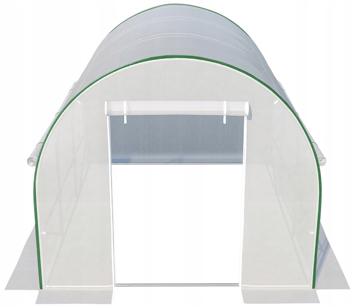 TUNEL OGRODOWY SZKLARNIA MOSKITIERA 3x2x2m DUŻE OKNA z Moskitierą Podwórko Liczba okien 6