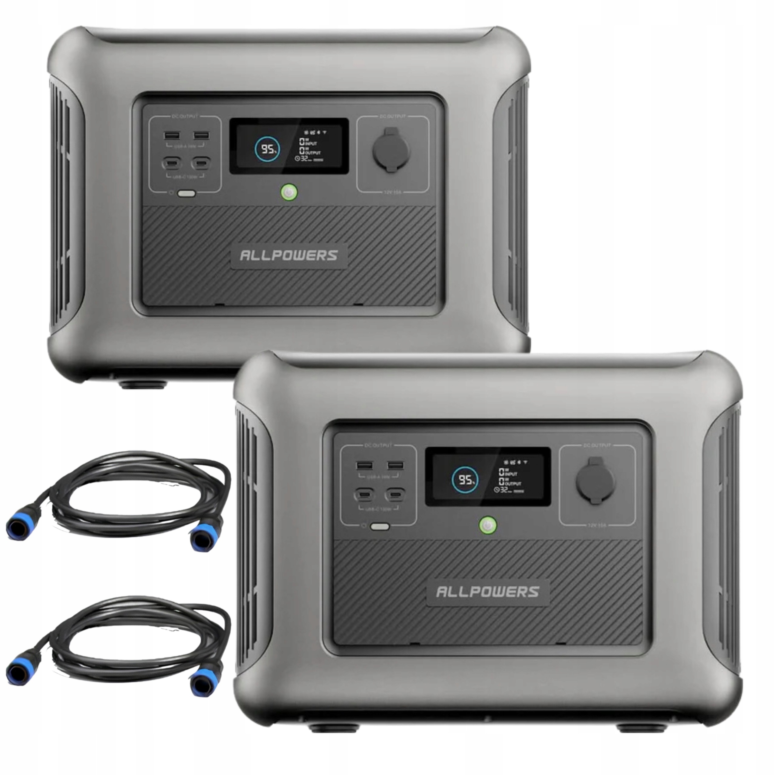 2x Allpowers B1000 – dva rozšiřující akumulátory, přídavná baterie 2304 Wh