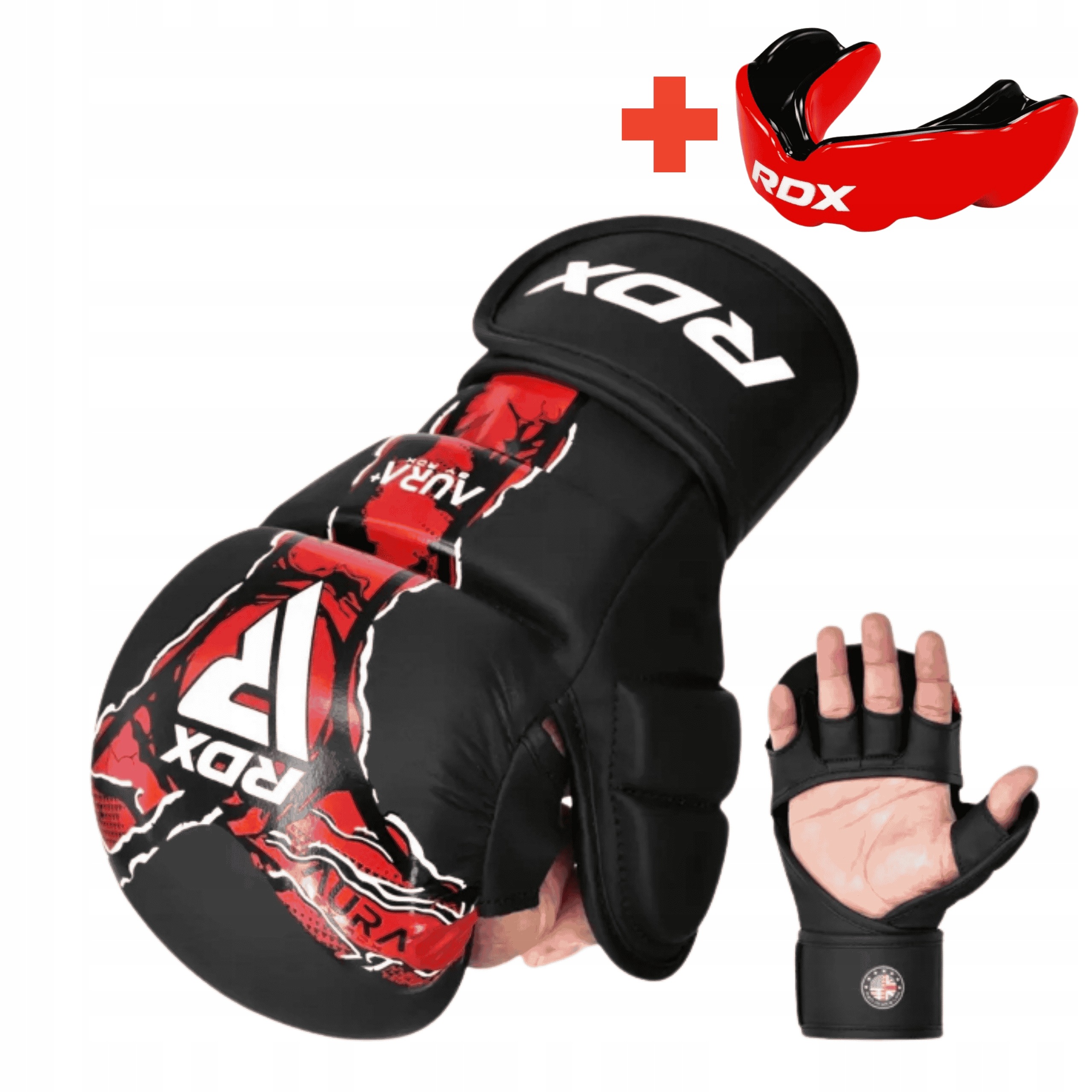 Rukavice Mma Rdx Aura F17 Pro Trénink Grapplingu A Sparingů Bjj Roz. S