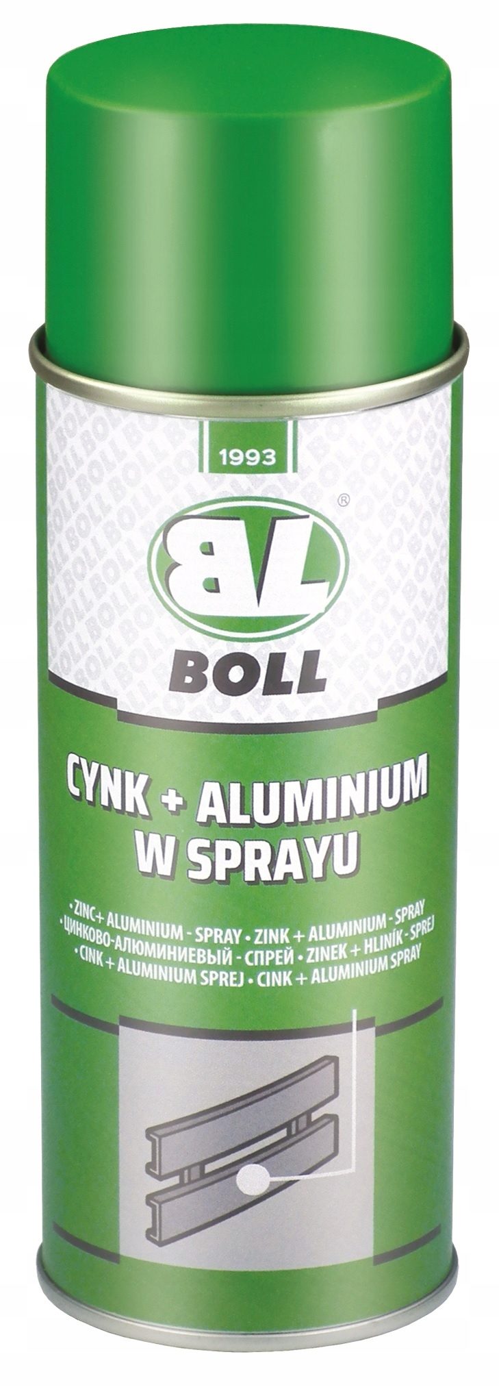

Boll cynk aluminium spray 400ml