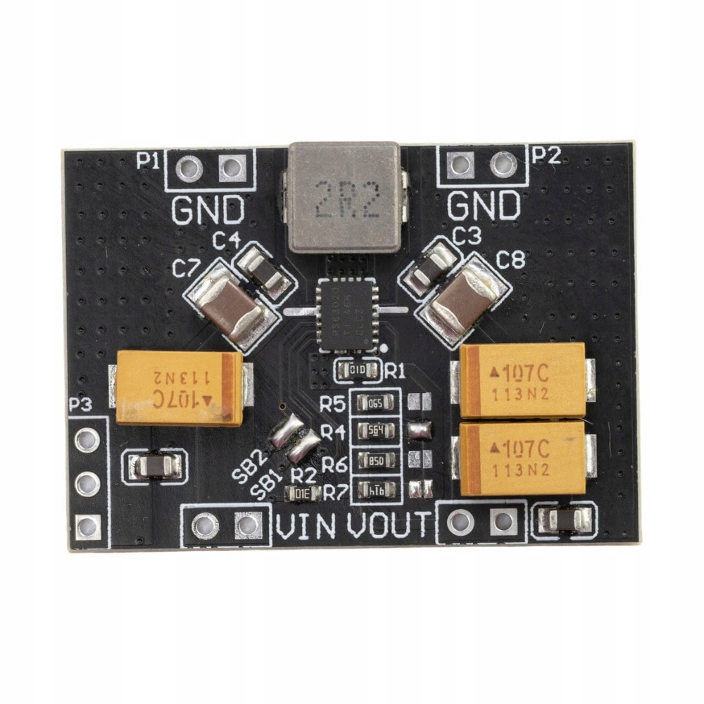 Przetwornica Step Down Up 3,3V 3A TPS63020 Super Dokładna Stan opakowania oryginalne