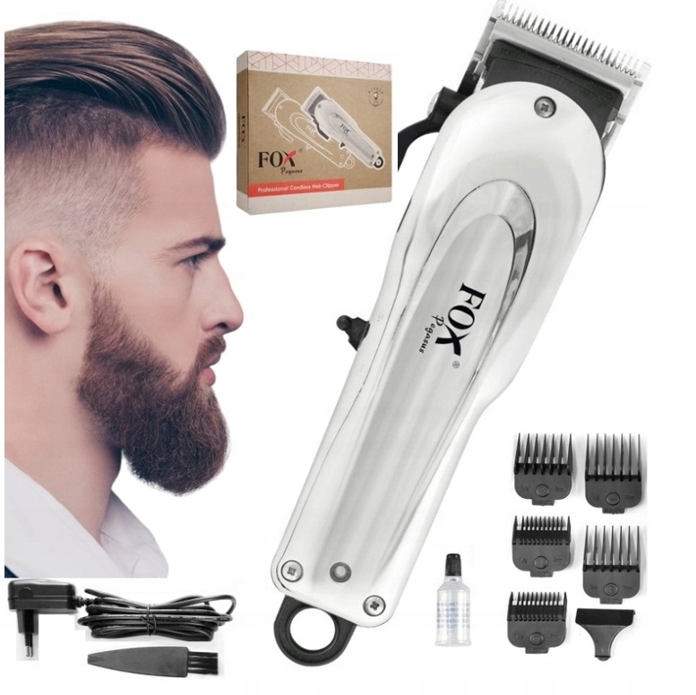 Bezprzewodowa maszynka do strzyżenia włoswó FOX PEGASUS