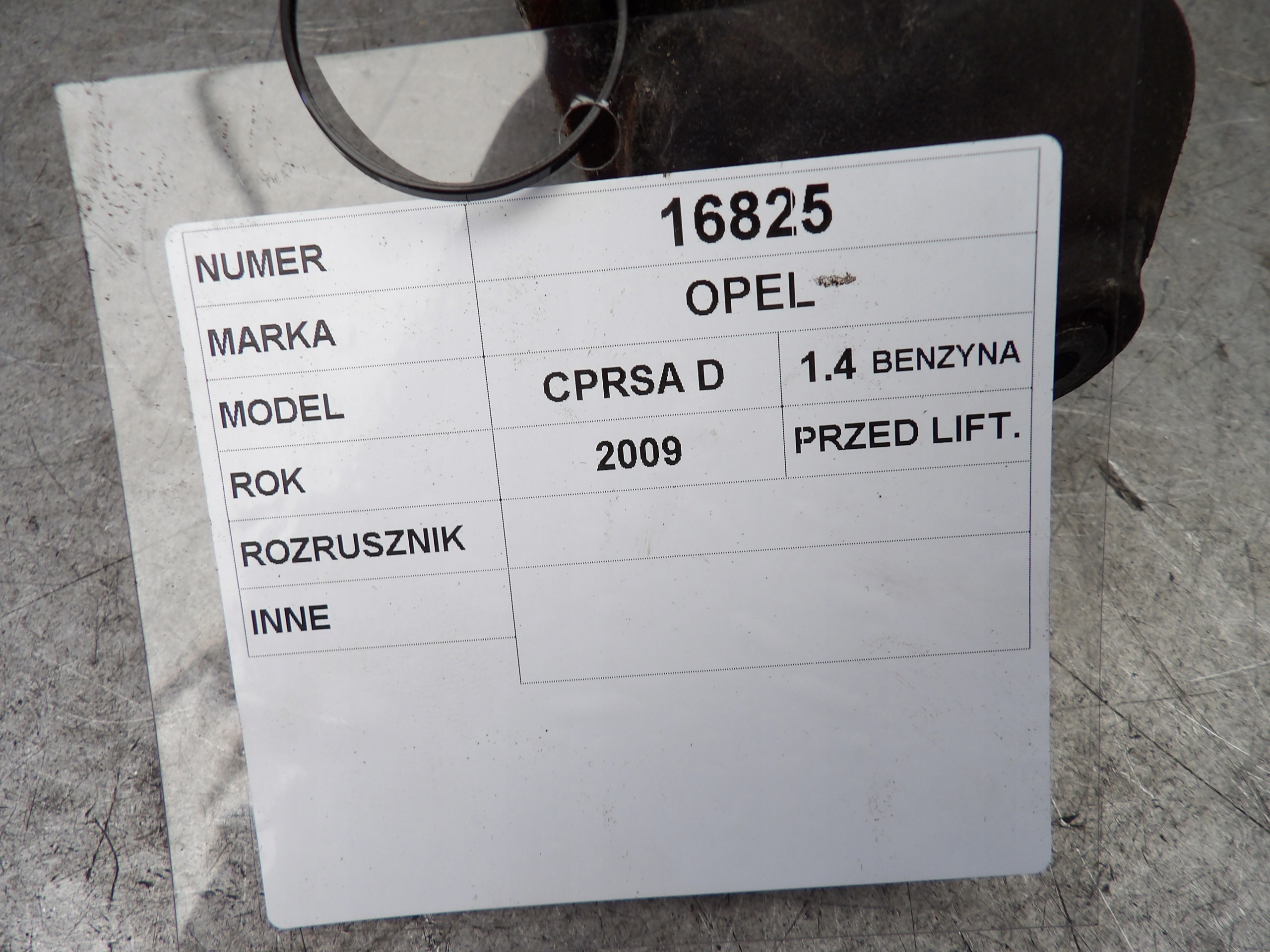 Opel Corsa D starter 09115192