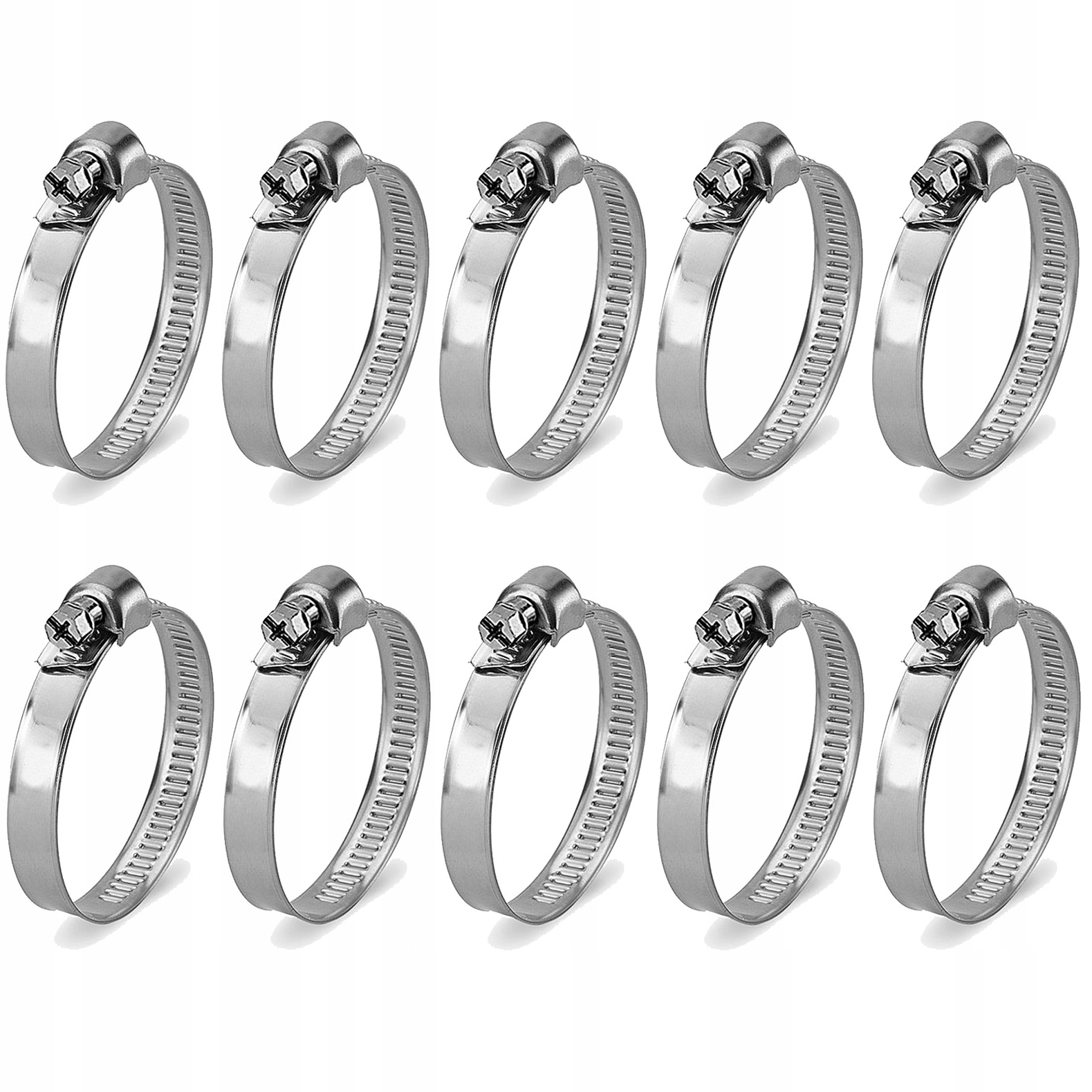 10X Obejma Opaska Ślimakowa Przewodów Chłodnicy 32-50 Ursus C330 C360 Zetor