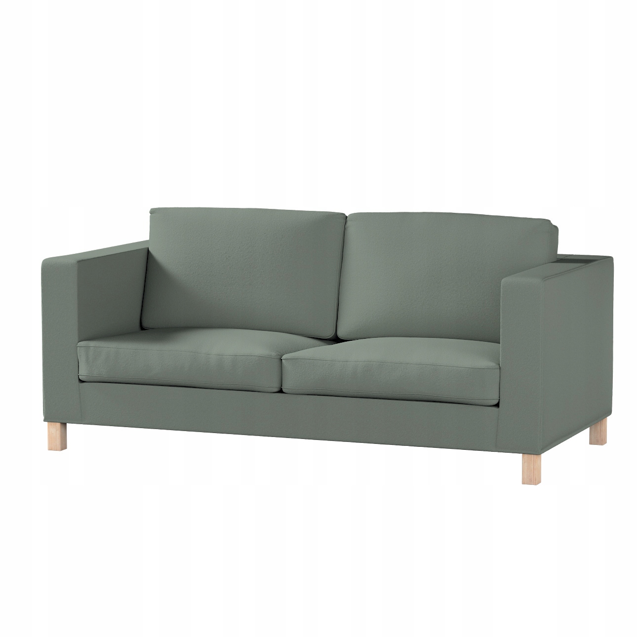 Potah na rozkládací pohovku Karlanda, krátký Ikea, zelená bukla
