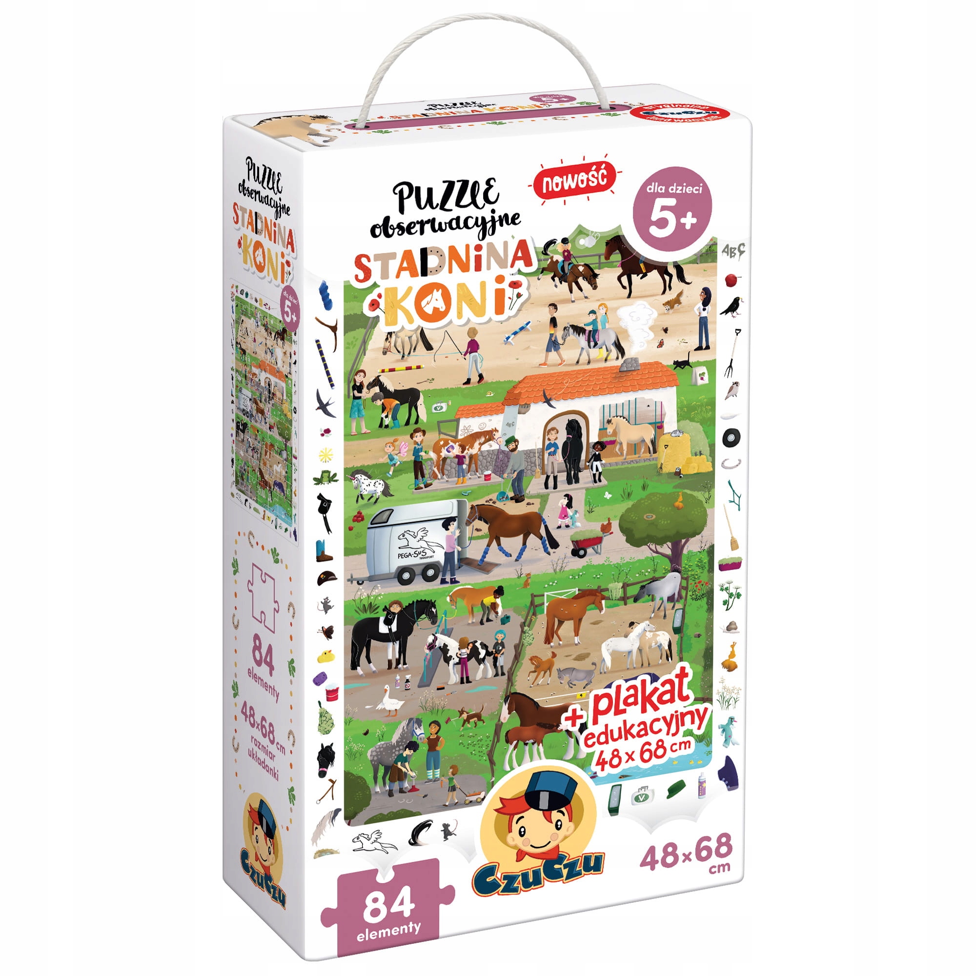 

Czuczu Puzzle Obserwacyjne 84 El Stadnina Koni
