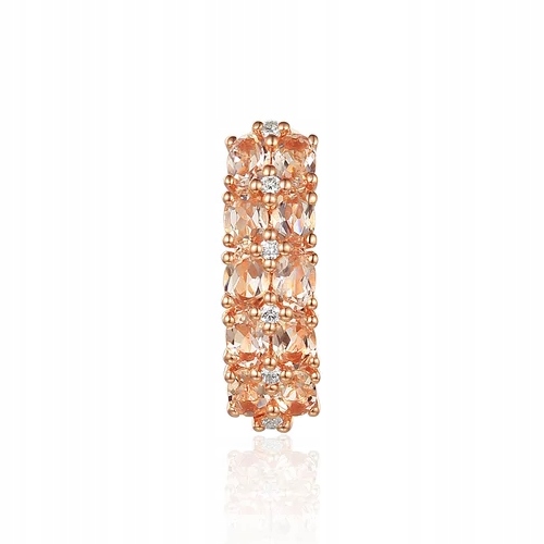 Różowa Zawieszka Morganity Diamenty pr 585