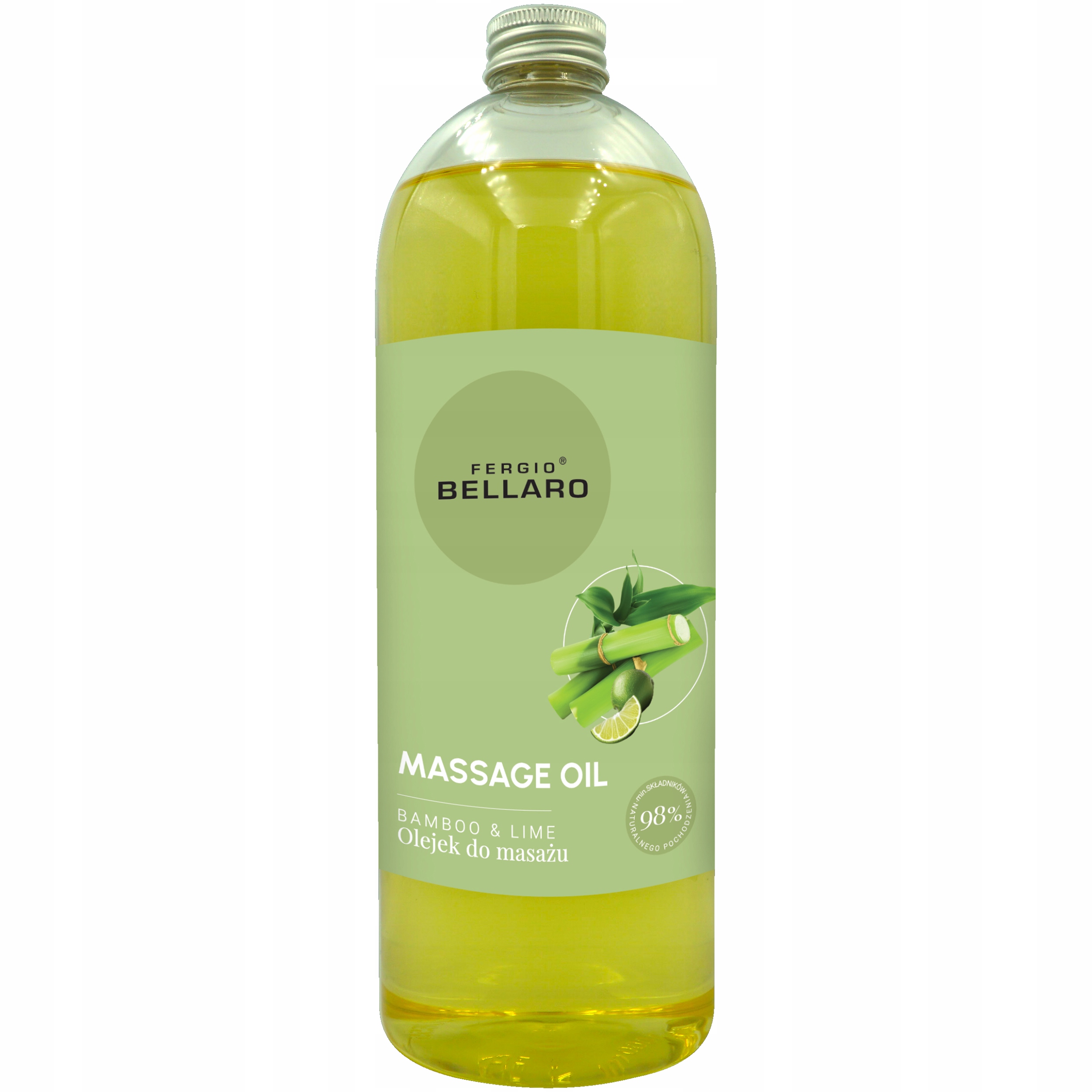 Olejek do masażu Bamboo & lime 1L AVENO