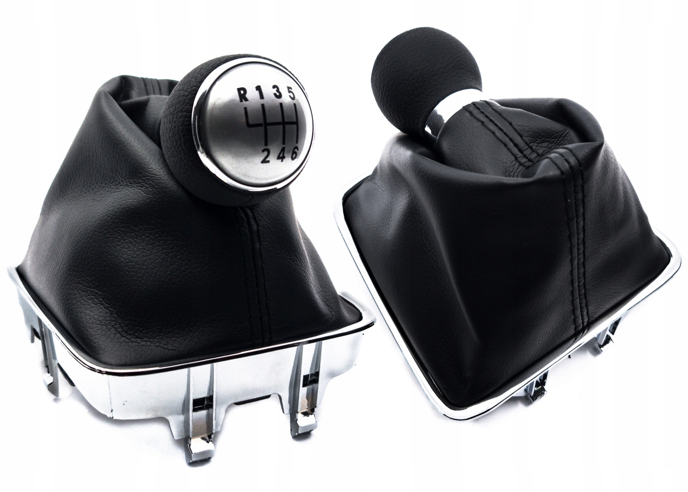 6 - Ручка переключения передач сильфон VW Golf mk5 Plus 04-14