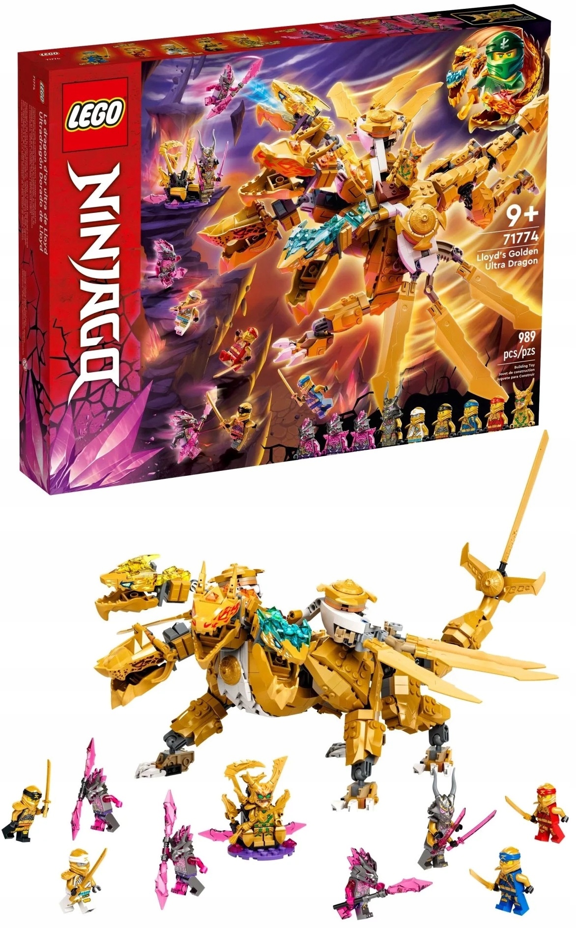 

Lego Ninjago 71774 Złoty Ultra Smok Lloyda
