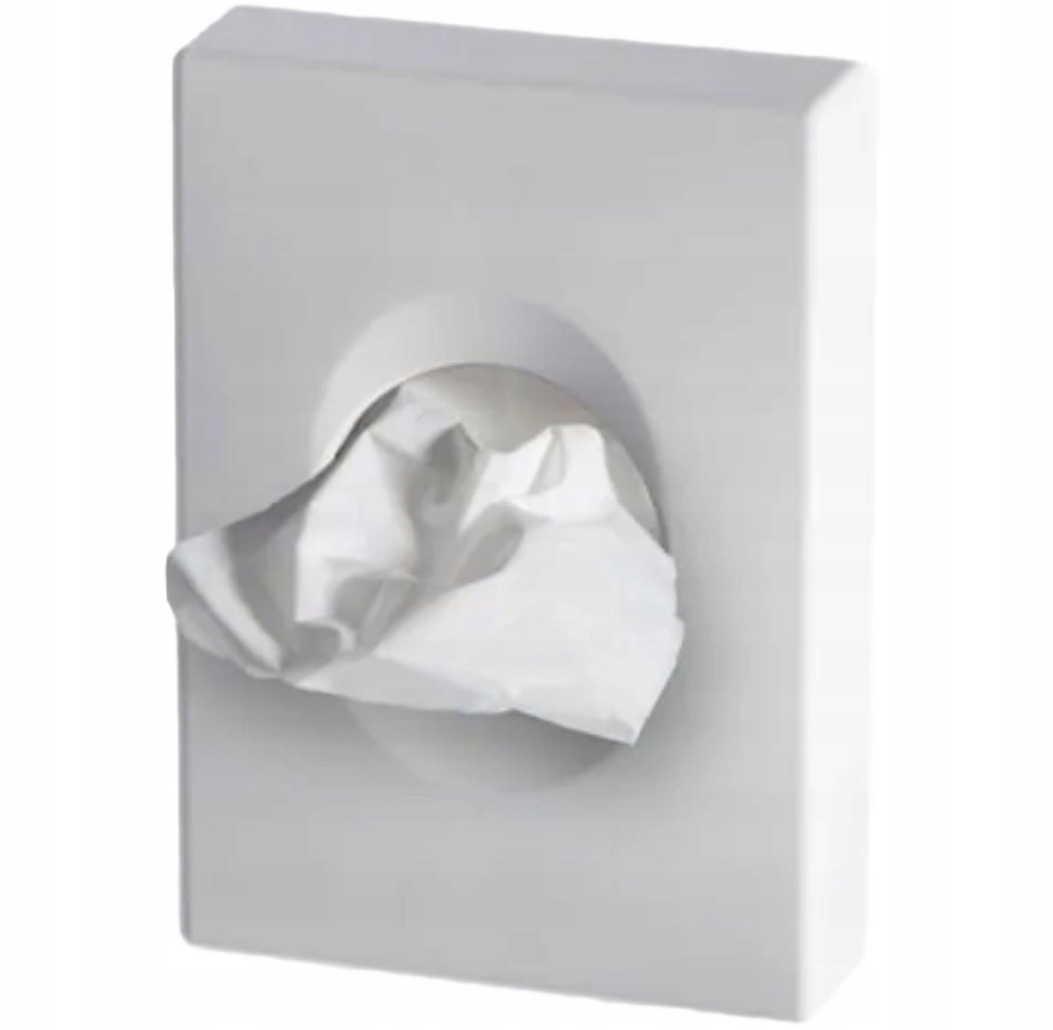 Pojemnik na torebki higieniczne woreczki biały