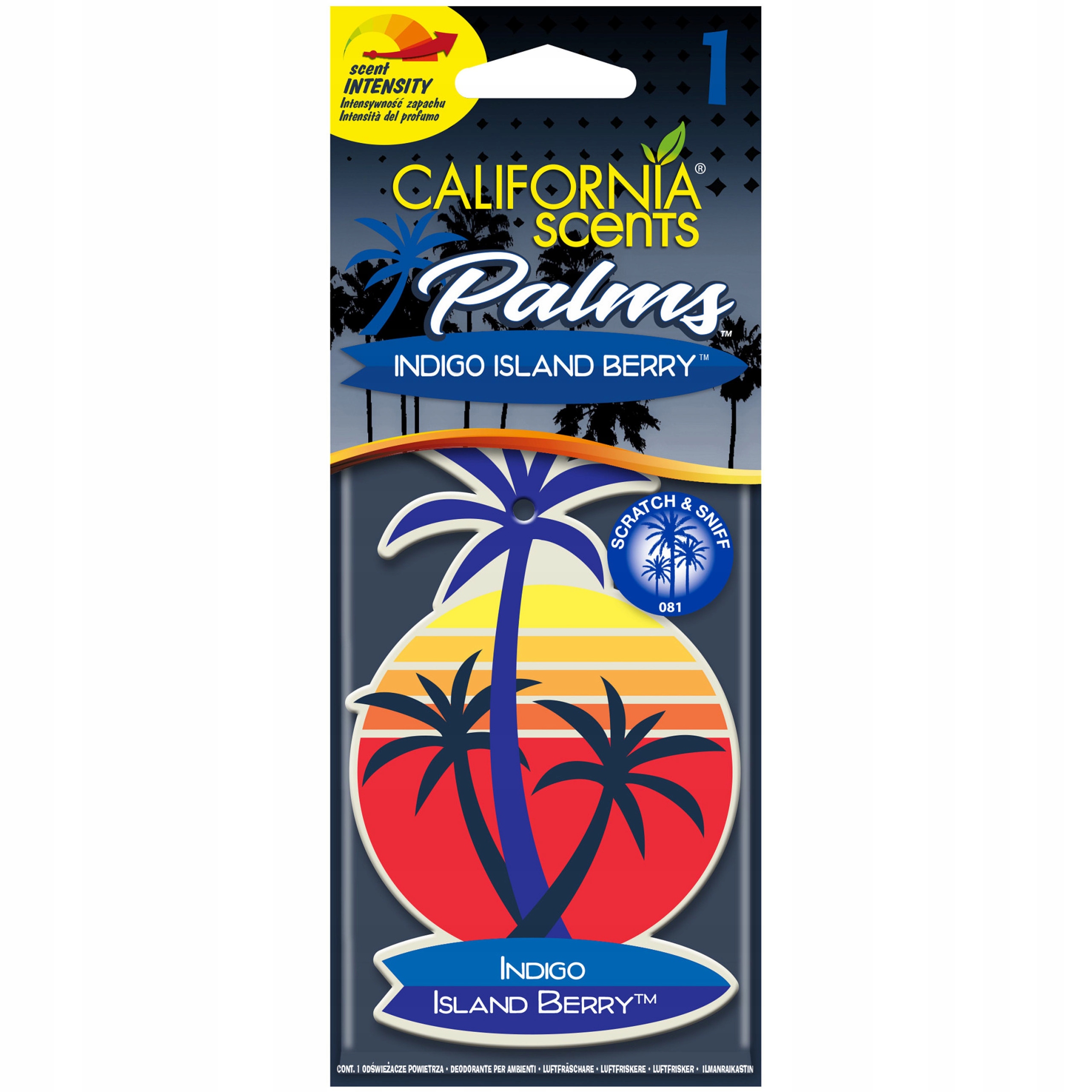 

Zawieszka Zapach California Indigo Island Berry