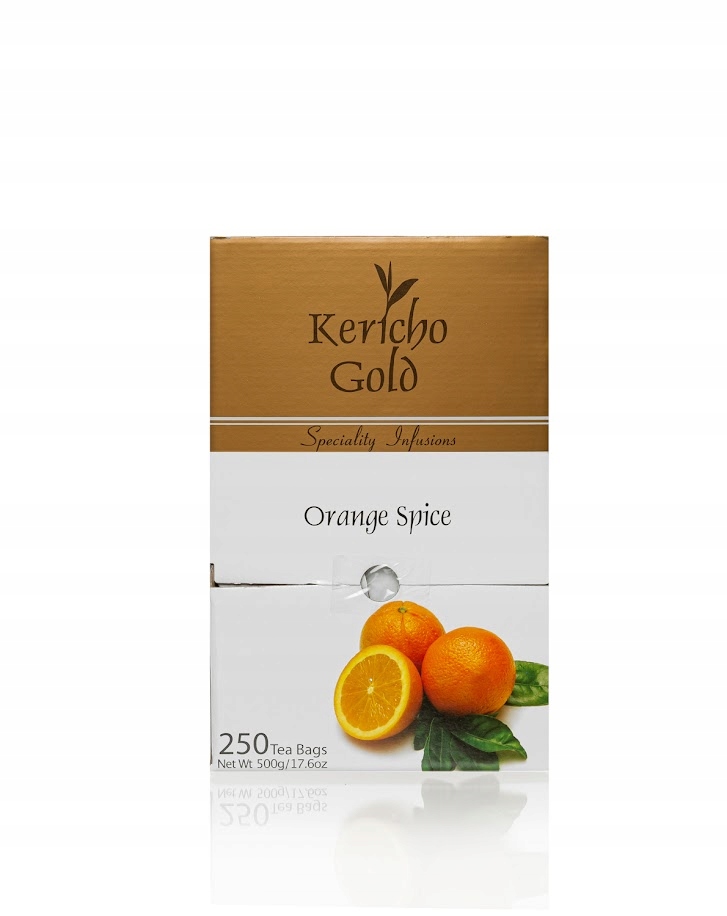 Herbata owocowa Kericho Gold Orange Spice 250torebek duże opakowanie HoReCa