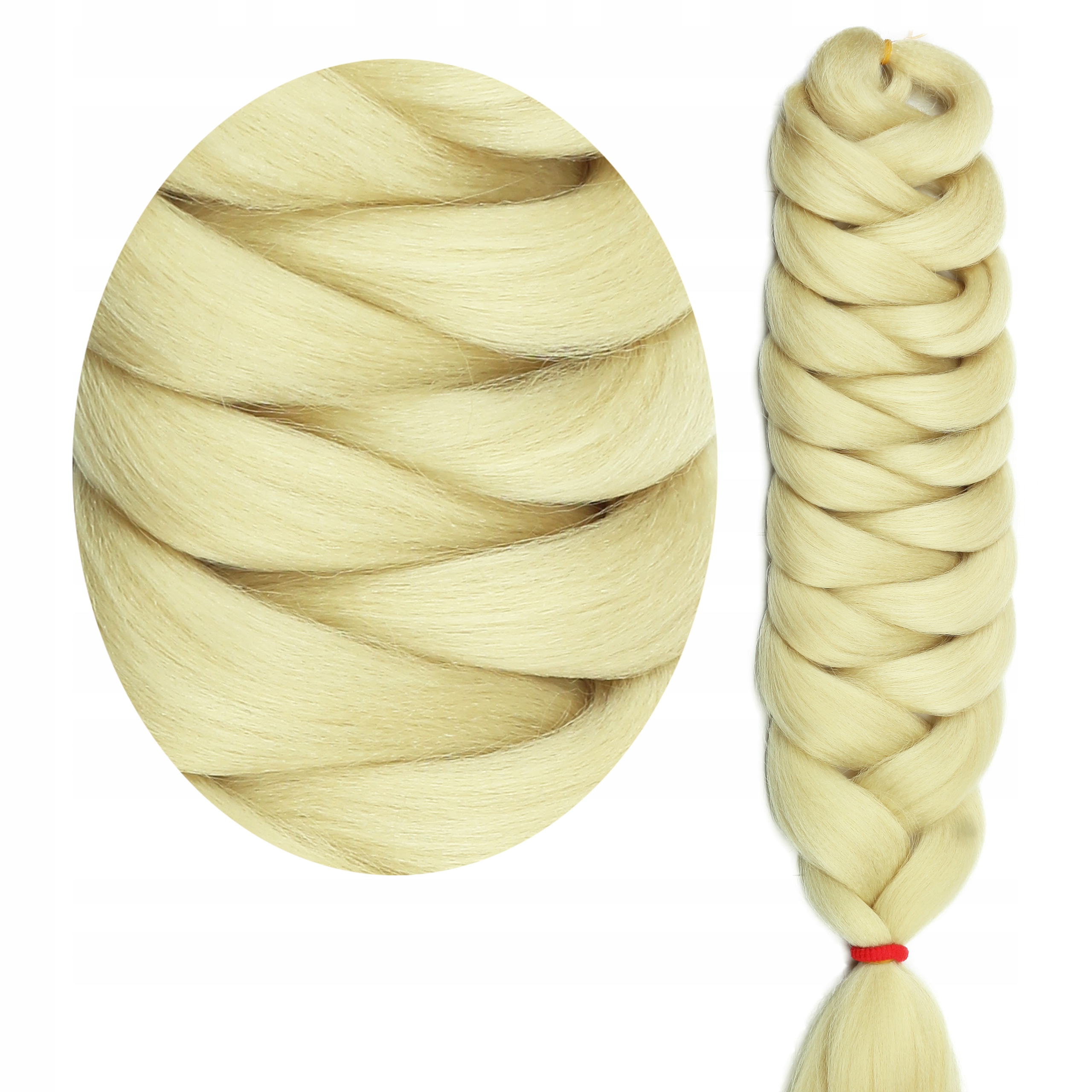 

Pasma syntetyczne Długie 200 cm warkoczyki 165g