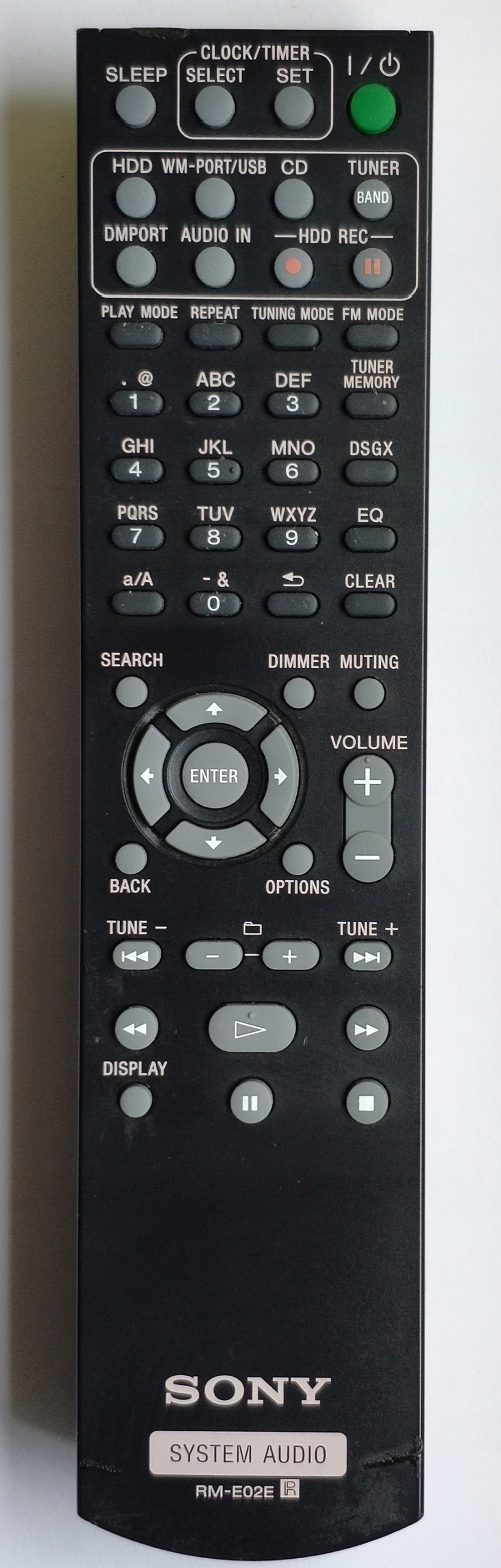 PILOT SONY RM-E02E NAS-E300HD HCD-E300HD ORYGINAŁ Marka Sony