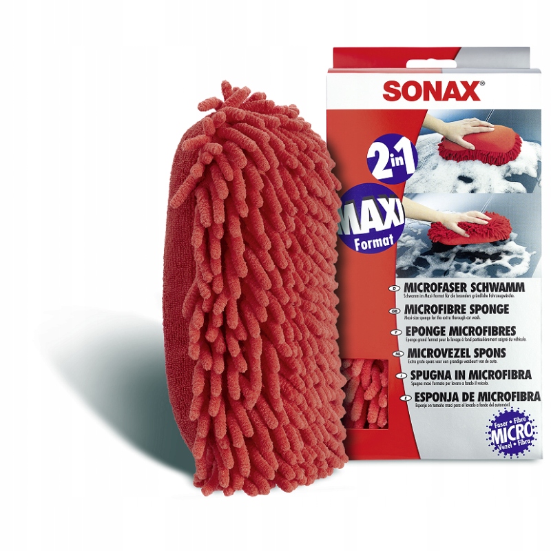

Sonax Gąbka Z Mikrofibry Do Mycia Samochodu 2w1