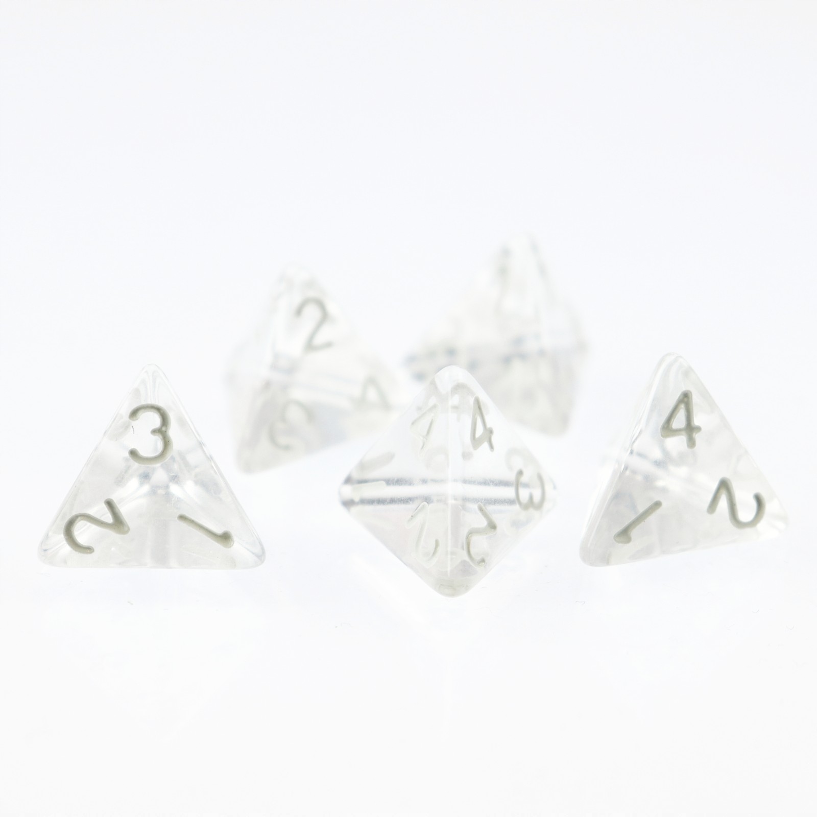 ZESTAW 2 KOSTEK K4 RPG SMOCZE JAJO KOŚĆ CZTEROŚCIENNA Liczba ścian 4