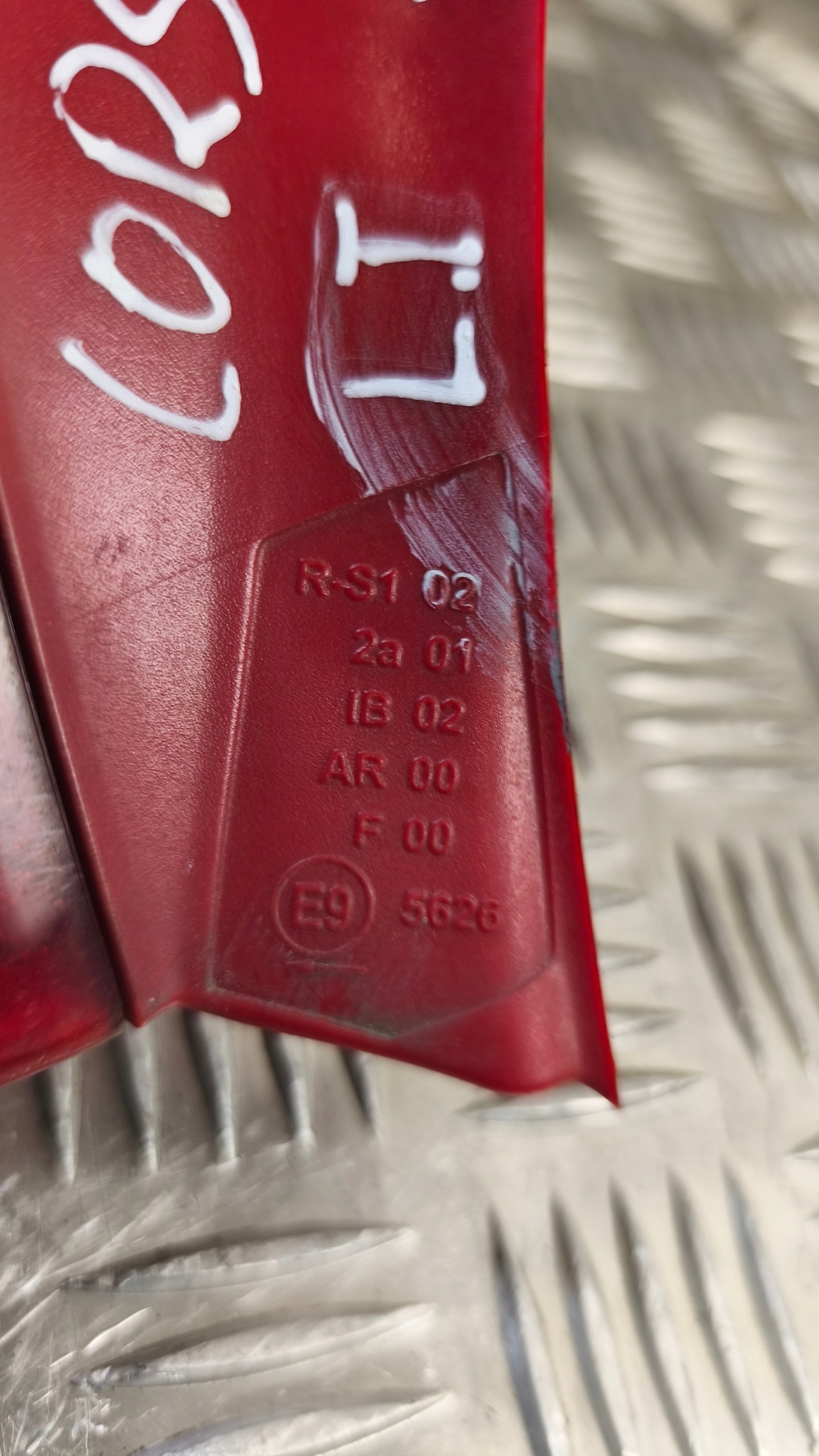 light left rear part OPEL CORSA D