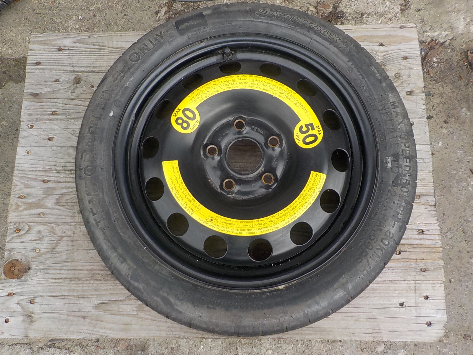 AUDI A3 III 8V notrad R16 5x112 1K0601027F