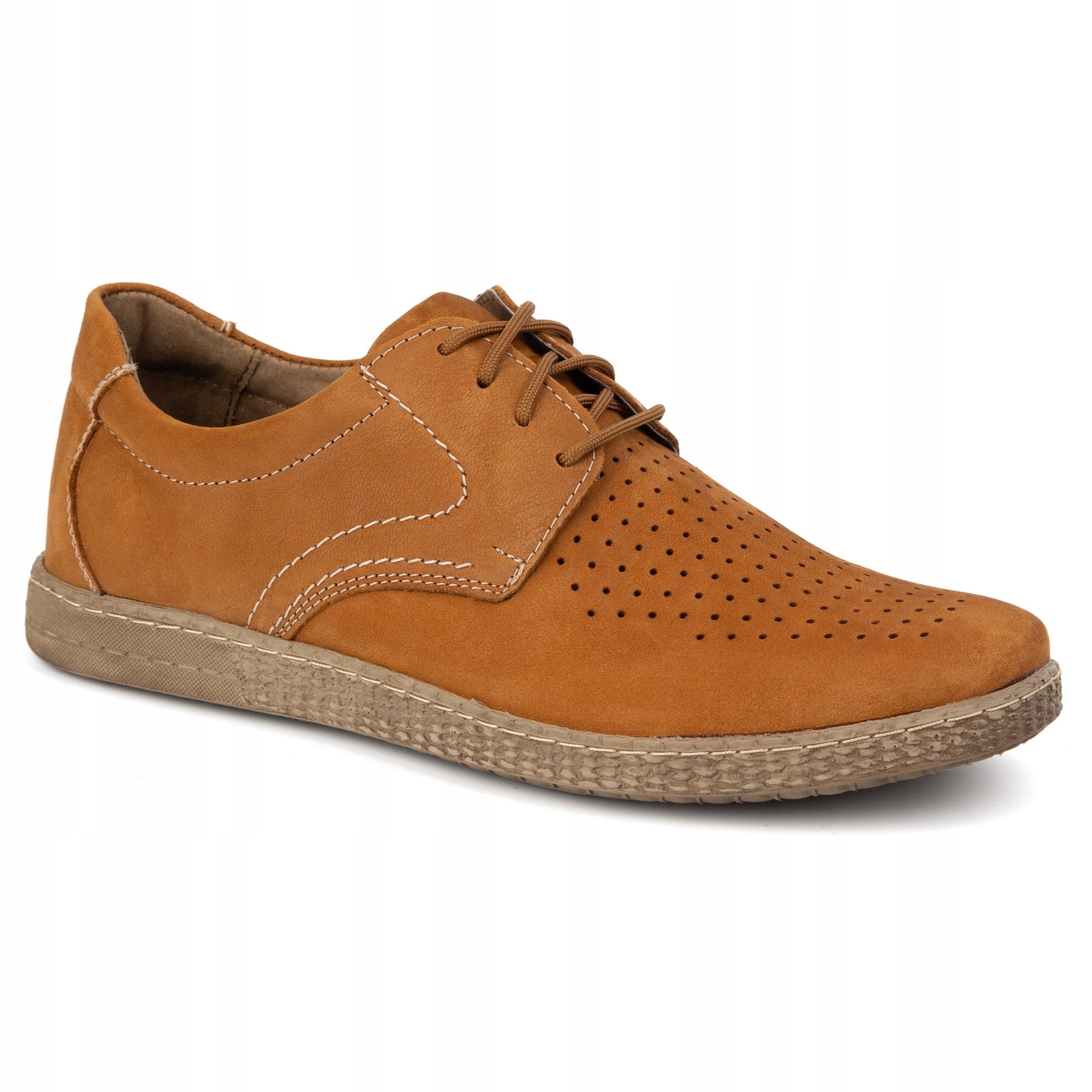 Pánské kožené boty Casual 933/L/2 červené 41