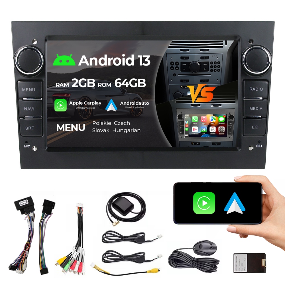 Autorádio s Androidom 13 pre Opel Astra Hgj Zafira B Corsa CD Antara Vectra