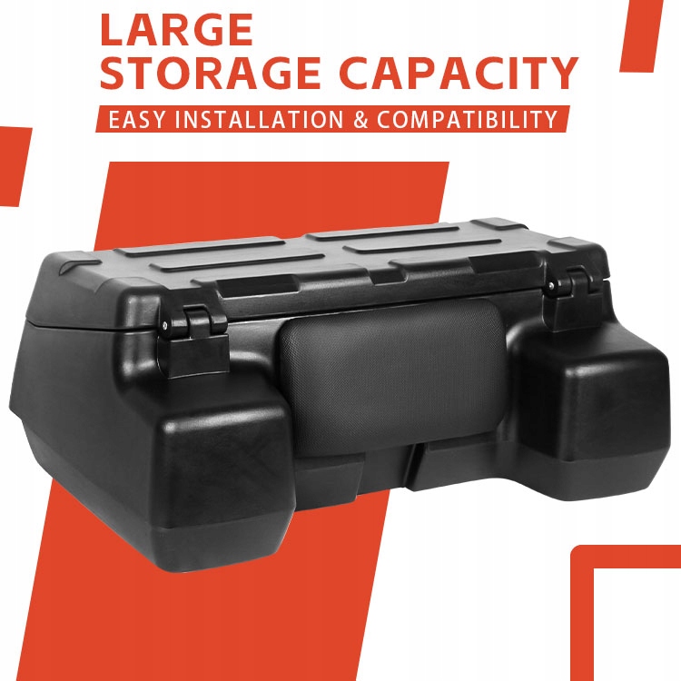 Kufer čtyřkolka na čtyřkolku zadní centrální box Atv 81L TopX Sahara opěradlo Box