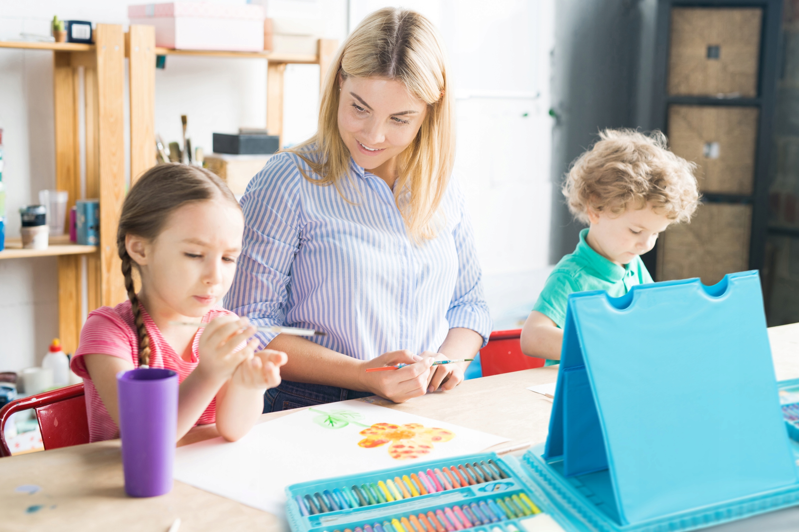 ZESTAW ARTYSTYCZNY DO MALOWANIA 208 elementów Płeć chłopcy dziewczynki