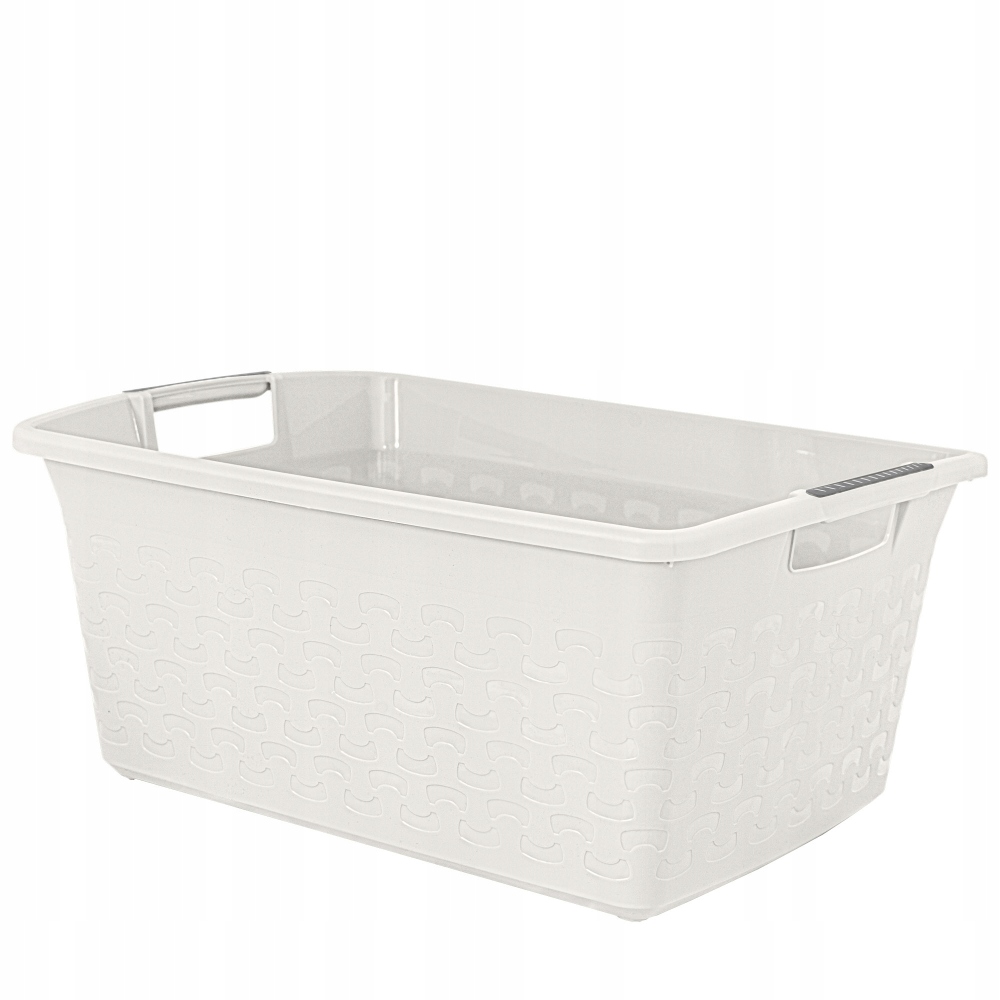 

Prostokątna Miska Na Pranie Branq Cotton biel 25 l
